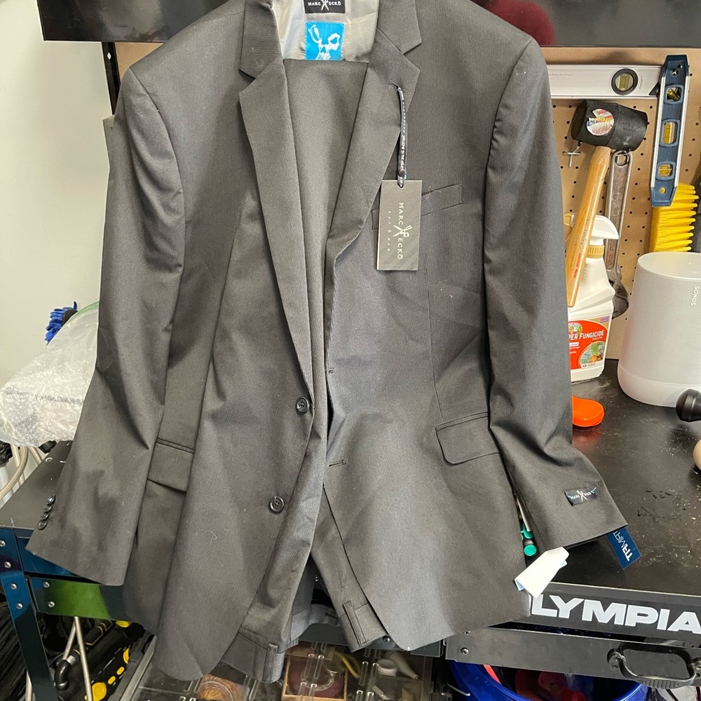 Black suit by Marc ecko